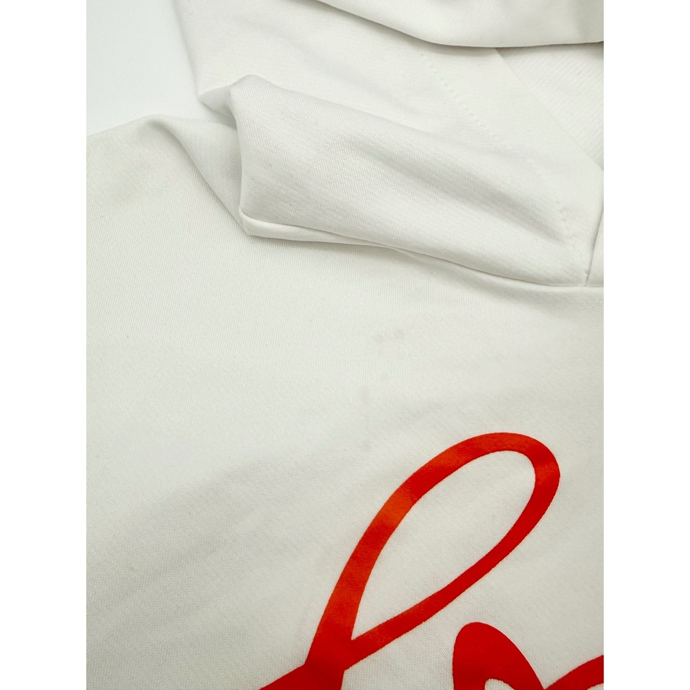 SHEIN Kids White Love Sure You Can Graphic Hoodie Size 10Y - Picture 5 of 6
